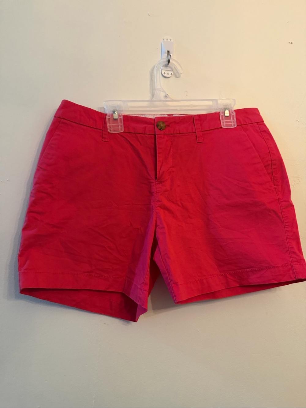 Old Navy Hot Pink Cotton Bermuda Shorts
